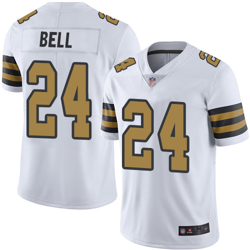 Men New Orleans Saints Limited White Vonn Bell Jersey NFL Football 24 Rush Vapor Untouchable Jersey